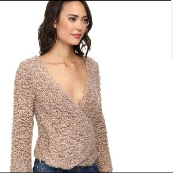 Free People fuzzy furry pullover - Picture 6 of 6